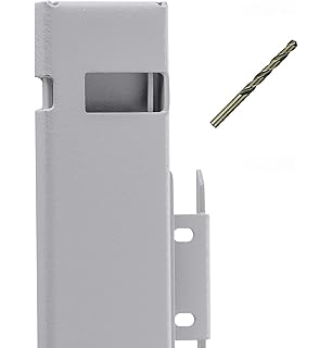 Amazon Com File Locking Bar Gray With Drill Bit 46 Long For Use On A 4 Drawer File Cabinet Furniture Decor
