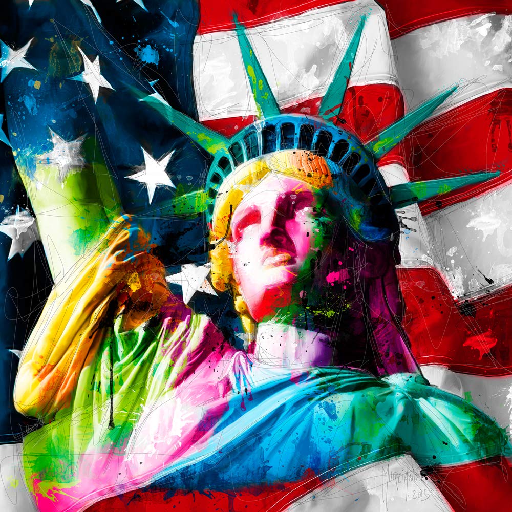International Graphics - Finished Picture - Patrice, Murciano - ''Liberty''- 30 x 30 cm - Direct printing on acrylic glass