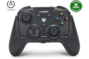PowerA XP-ULTRA Wireless Controller for Xbox Series X|S - Firmware update via App fixes WL disconnect, Officially licensed, mini-pad + grip, works on Xbox One, Windows 10/11, Android Mobile, and Smart TVs, Xbox Wireless, Game Pass Ultimate Trial, 60-Hr Battery