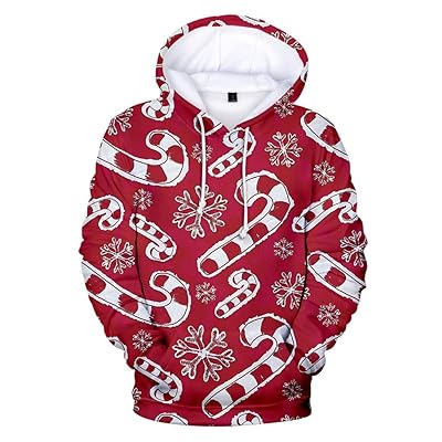 IZHH Mens Christmas Clothes Hoodie Snowflake 3D Egypt Ubuy