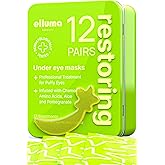 Elluma Beauty Under Eye Patches 12 Pairs of Valentines Day Gifts Themed Hydrogel Eye Gel Pads - For Puffy Eyes and Dark Circles, Under Eye Bags, Wrinkles - Restoring Set with Chamomile