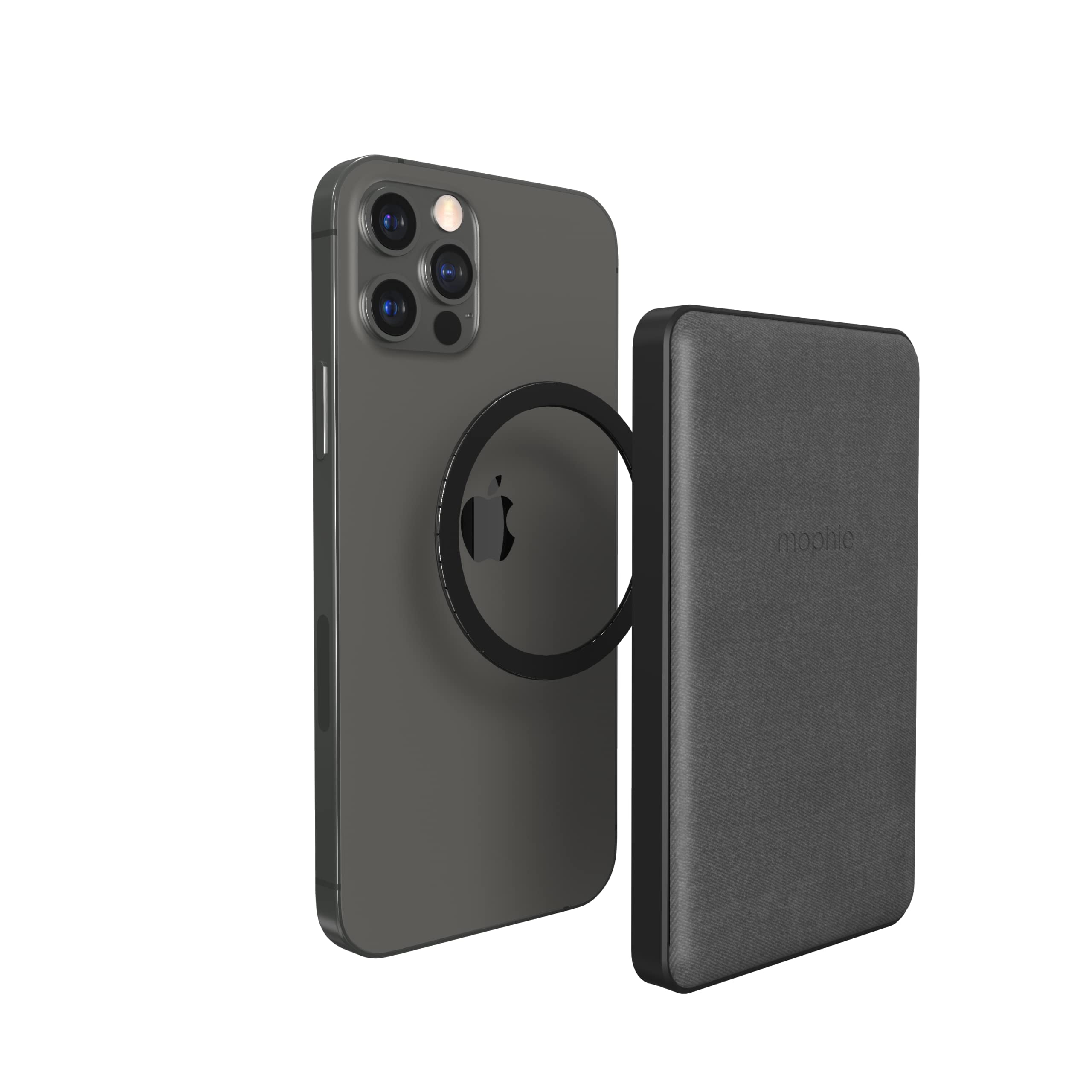 ZAGG Mophie Snap+ Juice Pack Mini, 5000mAh, Magsafe Wireless Charging, Qi-enabled, Slim Design, Black