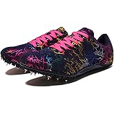 DKHHN Men's Spikes Track and Field Shoes Outdoor Sprint Racing Running Jumping Traning Cleats