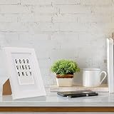 Fabian Clarke London 7x5 Modern White Wooden Frame with 6x4 Mount view 7