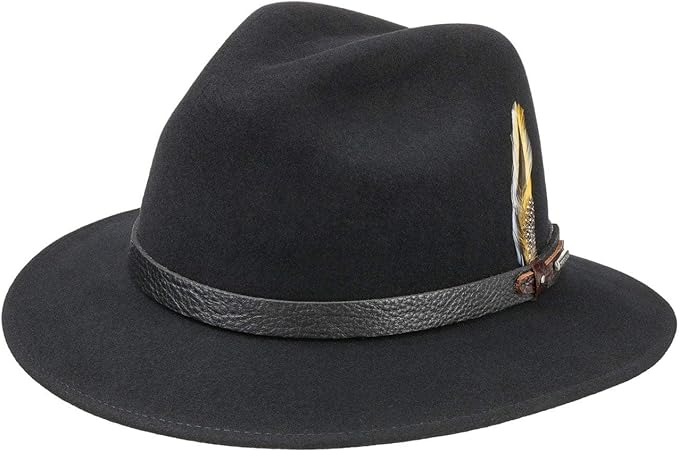 Wool felt hat rain Clearance