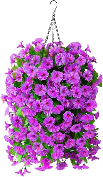 INQCMY ARTIFICIAL FLOWERS FOR OUTDOOR SPRING SUMMER DECORATION...