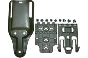 Tactical QLS 19 22 Quick Locking System Kit or Pistol Holster,with 2" Mid Ride Belt Loop Adapter,Airsoft Hunting Accessories