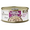 Applaws Taste Toppers, Grain-Free Dog Food Topper, Limited Ingredient, Chicken Breast with Duck in Gravy (12 x 5.5oz Cans)
