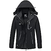 Diamond Candy Women's Waterproof Rain Jacket with Hood Lightweight Outdoors Raincoat