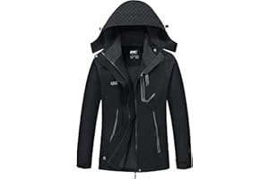 Diamond Candy Women's Waterproof Rain Jacket with Hood Lightweight Outdoors Raincoat