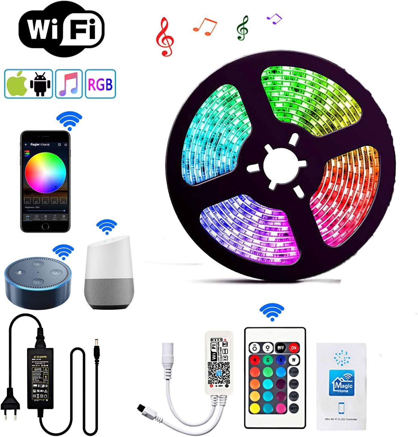 XERGY 5050 LED Strip Light, Rgb