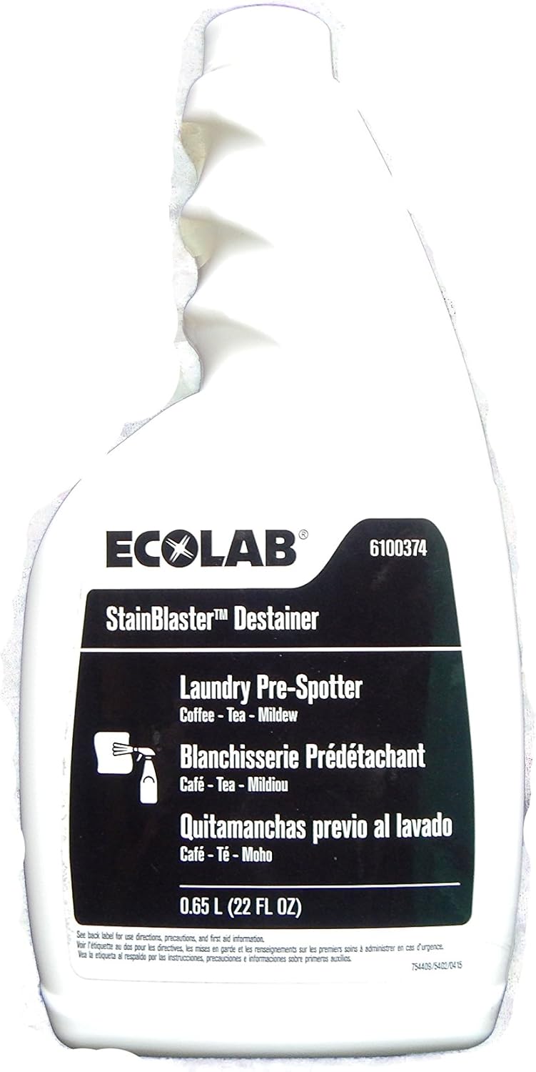 Ecolab 6100374 StainBlaster Stain Blaster Destainer Laundry Pre Spotter