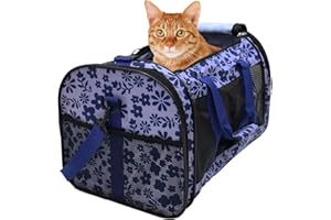 GOOPAWS Soft-Sided Kennel Pet Carrier for Small Dogs, Cats, Puppy, Airline Approved Cat Carriers Dog Carrier Collapsible, Tra