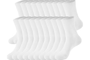 J-BOX Women Cotton Crew Socks - Breathable Thin Dress Socks for Business & Casual, Soft Comfort Above Ankle Wear