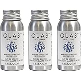 Olas Alcohol Free Mouthwash & Oral Rinse - Marine Bio-Active Mouth Rinse with Essential Oils & Antioxidants for a Healthy Oral Microbiome - Fluoride Free Natural Mouthwash (3 Count, 1 Fl Oz Each)