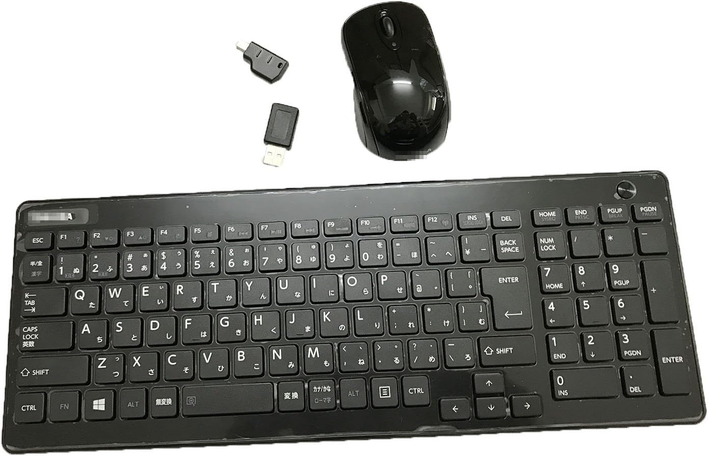 Amazon Co Jp Japanese Wireless Keyboard To Apply Toshiba Toshiba 2 4 Ghz Wireless Wireless Keyboard Mouse Set Kg 1177 Black 黑 Computers Peripherals