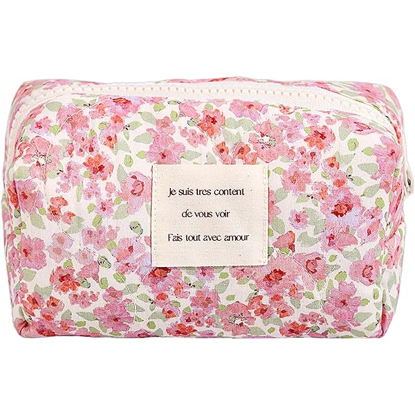 Bolsa Maquillaje Personalizada Con Letra - Felpilla Impermeable Para Viaje