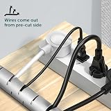 shinfly Cable Tidy Sleeve 10m Wire Management Kit 22/28mm Grey view 6