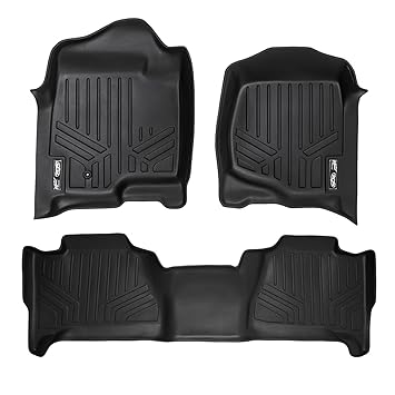 Chevy Silverado 2007 2014 Floor Mats Set Of 2 Black With