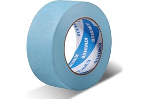 KIWIHUB Light Blue Painters Tape,2 inch x 60 Yards - Medium Adhesive Masking Tape for Painting,Labeling,DIY Crafting,Decoration and School Projects