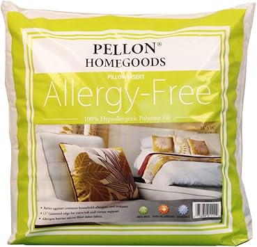 Amazon Com Pellon Afpi1616 Allergy Free Pillow Insert 16 White