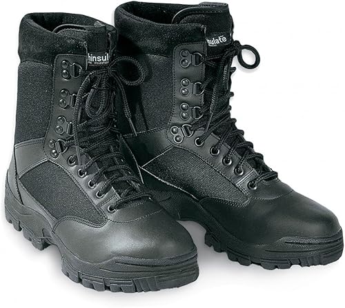 black security work boots