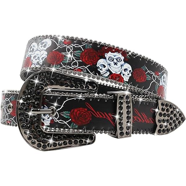 Buckle-Down Live Hard Tattoo Web Belt - 1.5 Inch Wide With Bottle Opener | Military Style Clasp