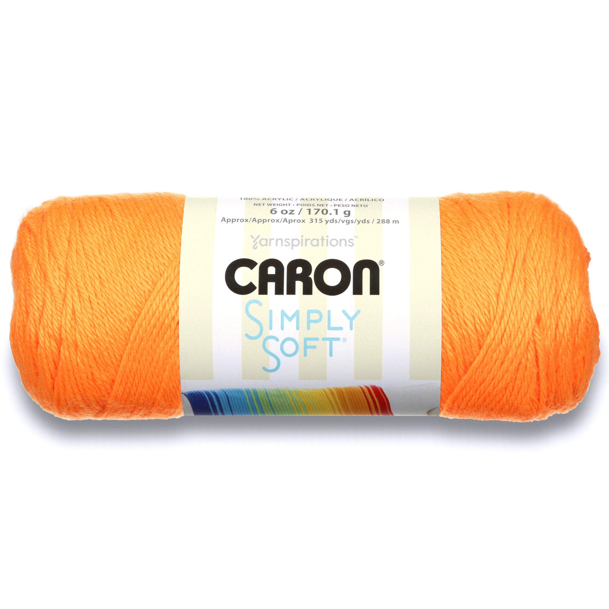 Caron Simply Soft 170g - NEON ORANGE — image 1