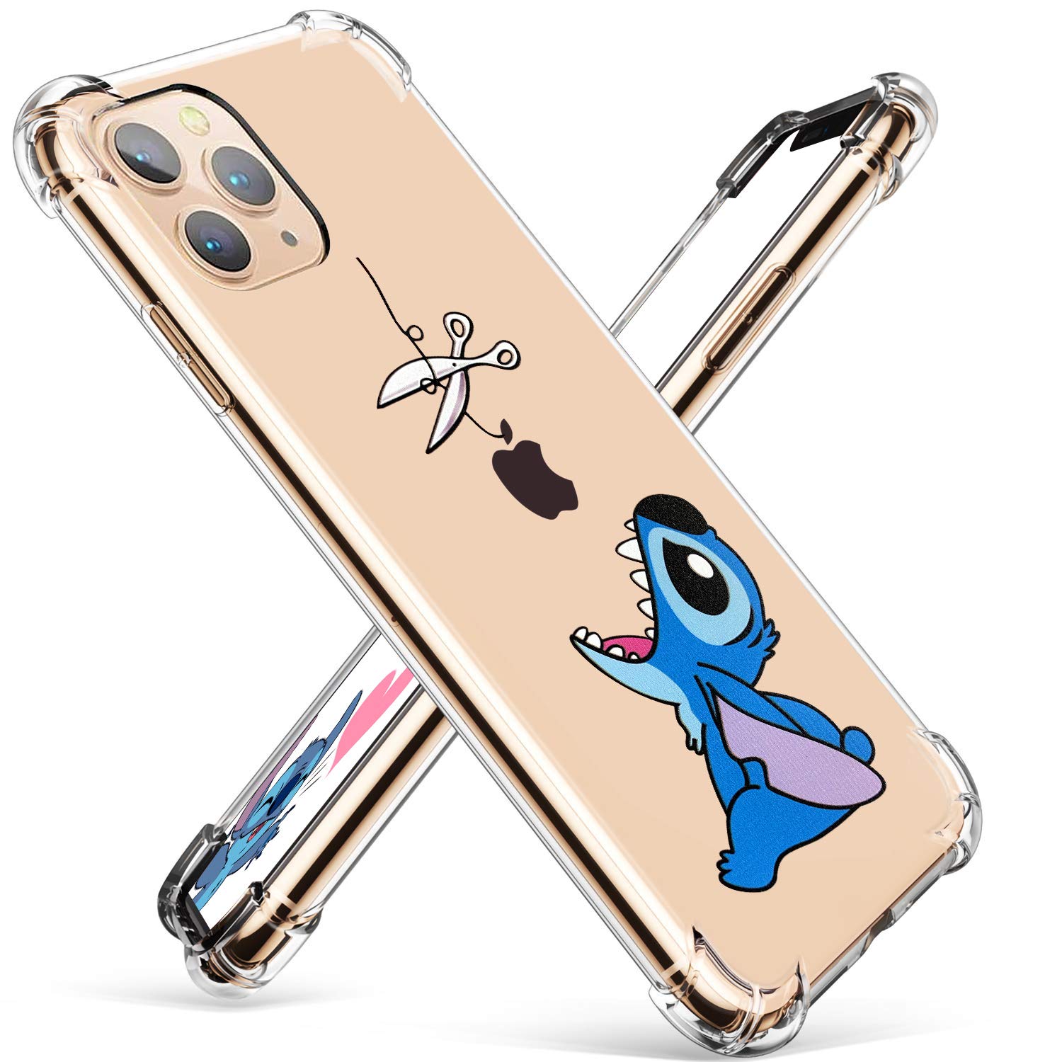 Logee Tpu Cute Cartoon Clear Case For Iphone 11 Pro Max 6 5 Fun Kawaii Animal Soft Protective Cover Ultra Thin Chic Unique Funny Character Cases For Kids Teens Girls Boys Iphone 11 Pro Max