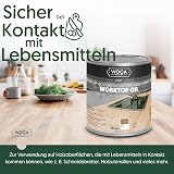 WOCA Worktop Oil Natural 750 ml Food Safe Kitchen Wood Finish view 4