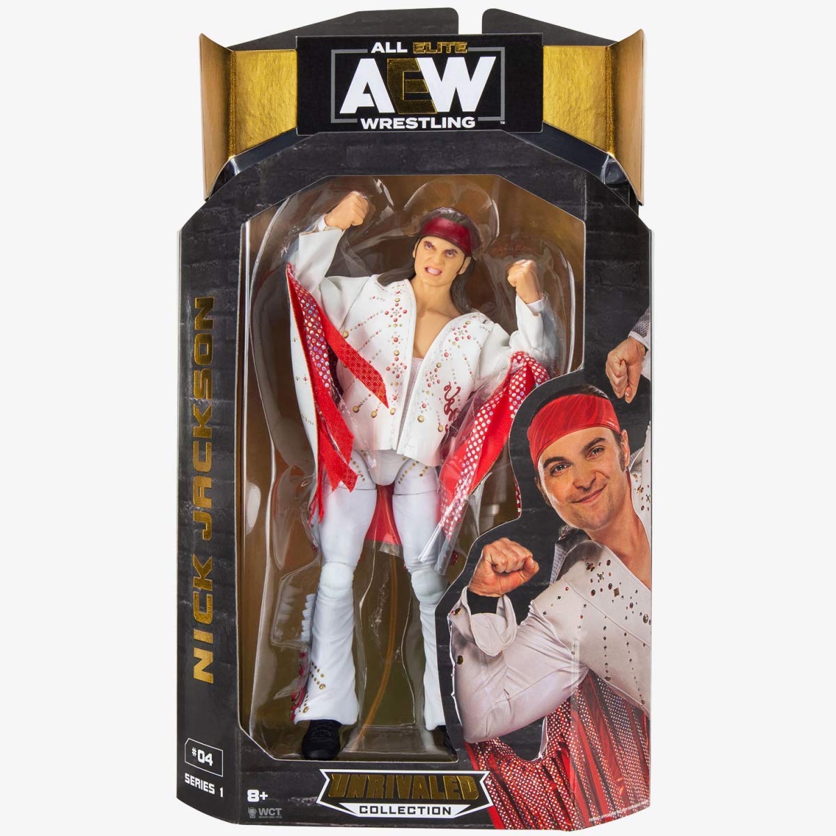 All Elite Wrestling AEW Unrivalled Collection 16.5 cm Figure - Nick Jackson