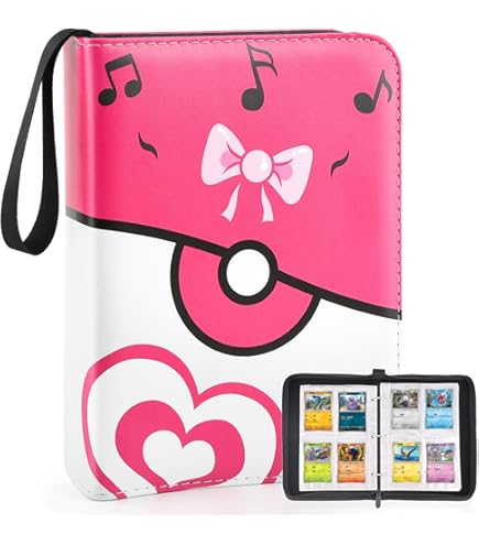 Amazon.com: Trading Card Binder 4 Pocket,440 Pockets Card Holder With 55  Removable Sleeves,Portable Trading Card Binder Collection Album Holder,Compatible  With TCG/MTG/PokéMon/Sports(Cards Not Included) : Office Products