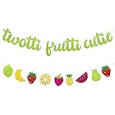 Fruit Party Decorations - 2nd Birthday Decorations Twotti Fruit Banner - Fruit Pineapple Watermelon Orange Baby Boy Girl Second Bday Party Supplies Decorations