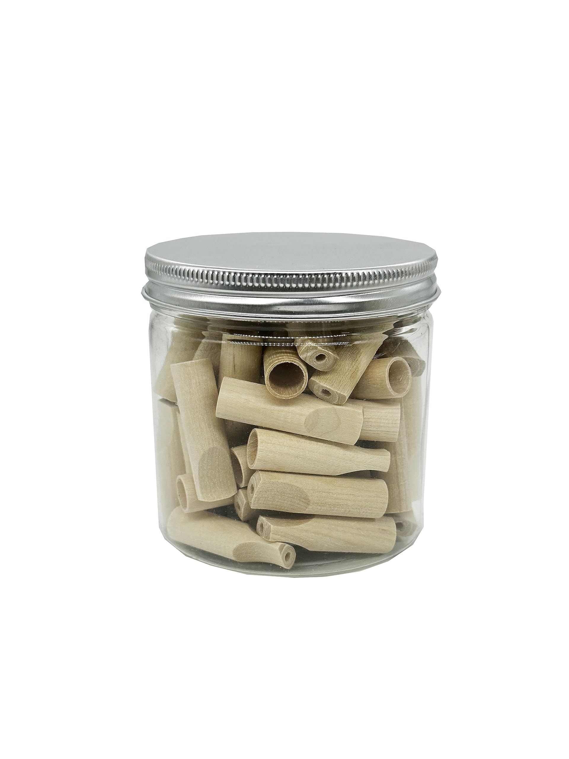 Photo 1 of Preroller - Wood Tips- 10.5mm, 12.5mm, 16.5mm (Natural Wood Tips) (8.5mm- 60 Pack)