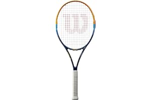 Wilson Profile Adult Recreational Tennis Racket - Blue/Orange