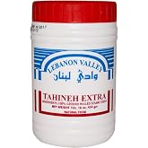 Lebanon Valley Tahineh Extra 100% Ground Hulled Sesame Seed Tahina Tahini, 16.0 Ounce