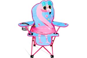 KABOER Kids Outdoor Folding Lawn and Camping Chair with Cup Holder and Carrying Bag, Children's Camping Chairs for Outdoor Beach Travel