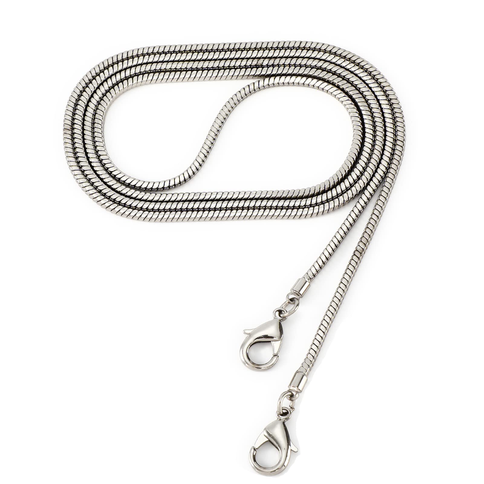 Florawang Thin Square Copper Purse Clutch Chain Shoulder Cross body Bag Strap Replacement(Silver, 120cm)
