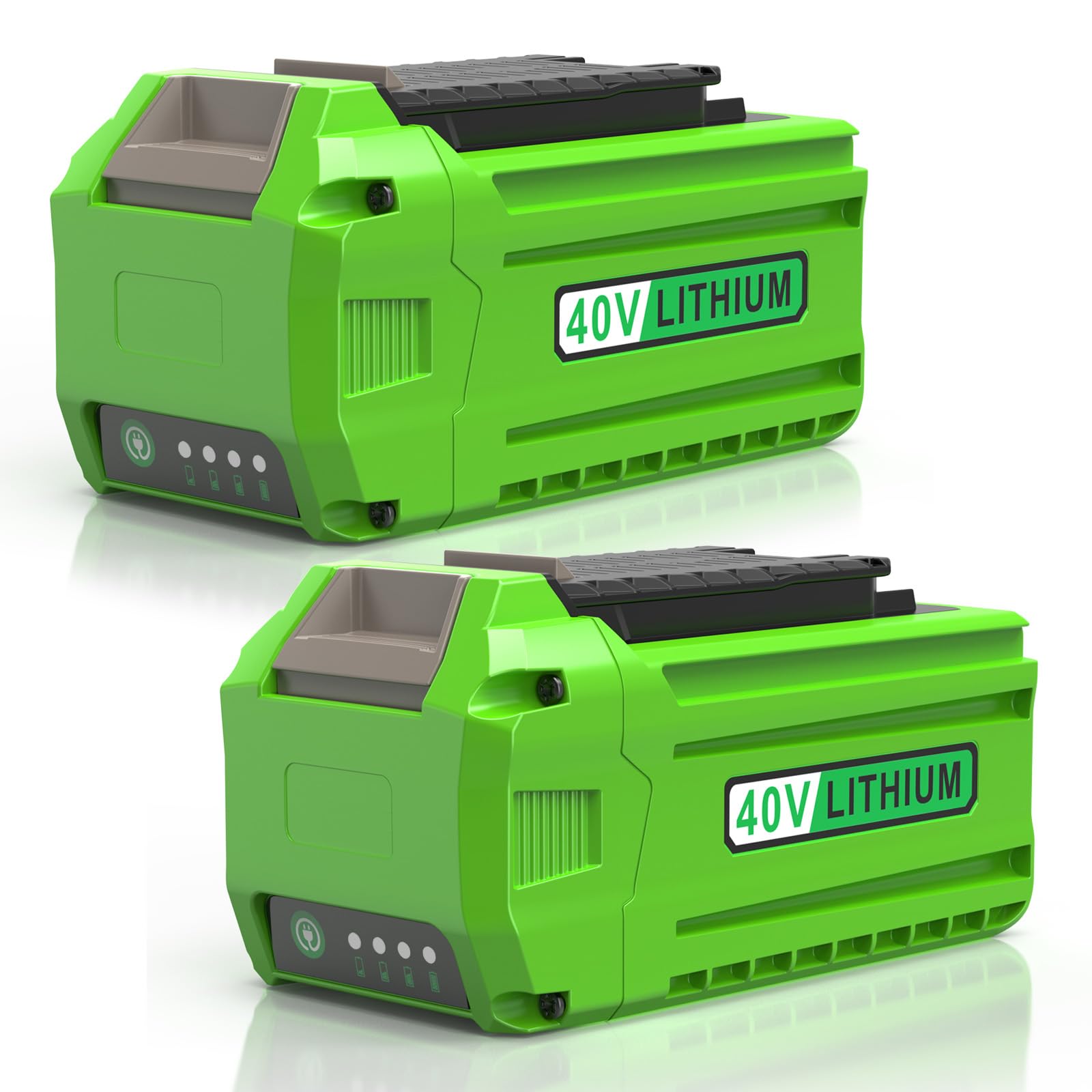 Photo 1 of Labtec 29472 40V 6.0Ah Battery Replacement for GreenWorks 40V Battery 29472 29462 29252 20202 22262 25312 25322 20642 22272 27062 21242 G-Max Cordless Power Tools (2 Packs)
