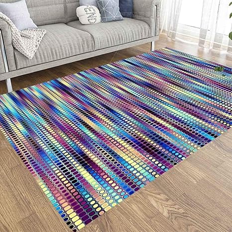 Amazon カーペット じゅうたん 防ダニ 抽象芸術の背景油絵キャンバス緑黄色のテクスチャフラグメント 四角 180cmx250cm オリエント ラグ 180 250 ラグ カーペット オンライン通販