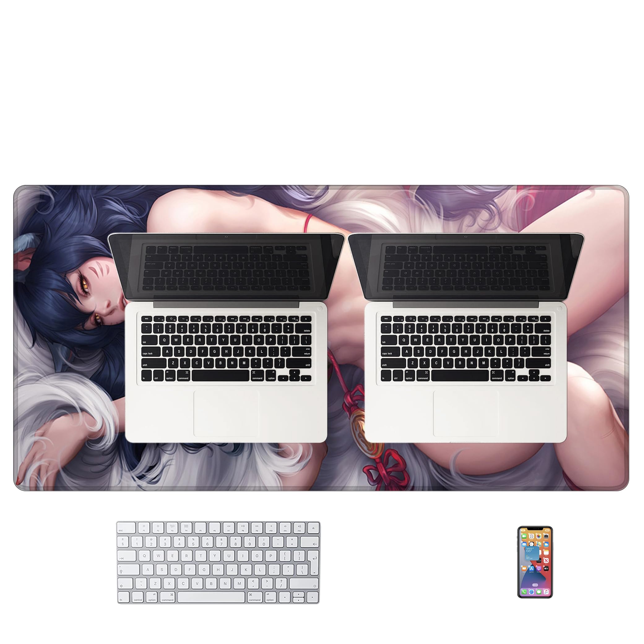 LL-COEUR XXL Mouse Pad Gaming Play Mat Computer Laptop Office Table Mat 1000x500x3mm (Colour 1)
