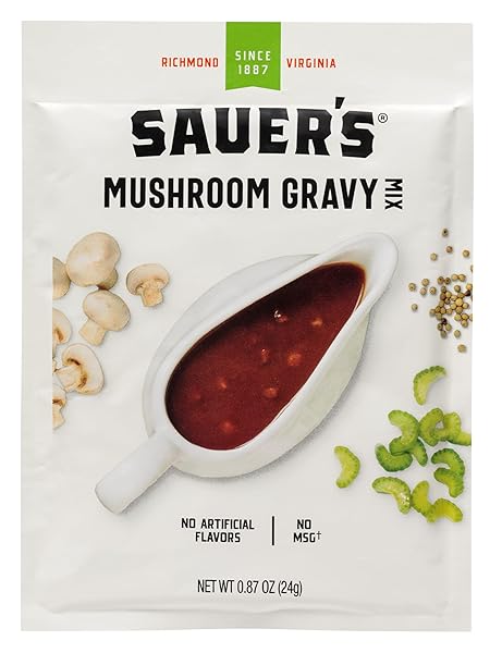 SAUER’S MUSHROOM GRAVY, 0.87 OUNCE (PACK OF 1)