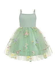 Arshiner Toddler Girl Tulle Dress Sage Green Tutu
