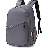 Nixjoro 40x30x15cm Personal Item Bag Travel Backpack Carry On Flight Approved with Anti-Theft Pocket Water-resistant Casual Daypack for Weekender Business Hiking,Grey