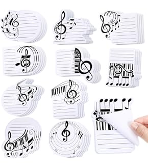 Mini Sticky Notes 30-Pack Music Themed Sticky Notes - 600 Sheets With ...