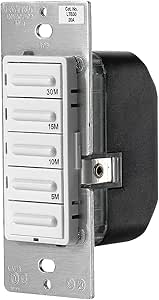 Leviton 001-Ltb30-1lz 30 Minute White - Wall Timer Switches - Amazon.com