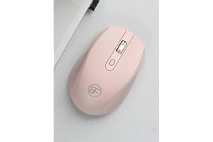 Wireless Mouse, USB Receiver, 2.4G Mobile Mouse, Ultra-Low Power Consumption with Super Long Battery Life, 4 Buttons, Compact