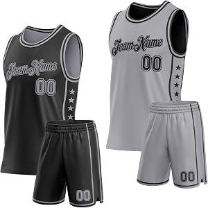 Custom Reversible Basketball Jersey & Shorts Set Men Women Youth Personalized Double-Sided Team Training Sports Uniform