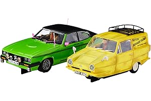 Scalextric Only Fools and Horses Twin Pack 1:32 Limited Edition Slor Race Car Pack C4179A Green & Yellow