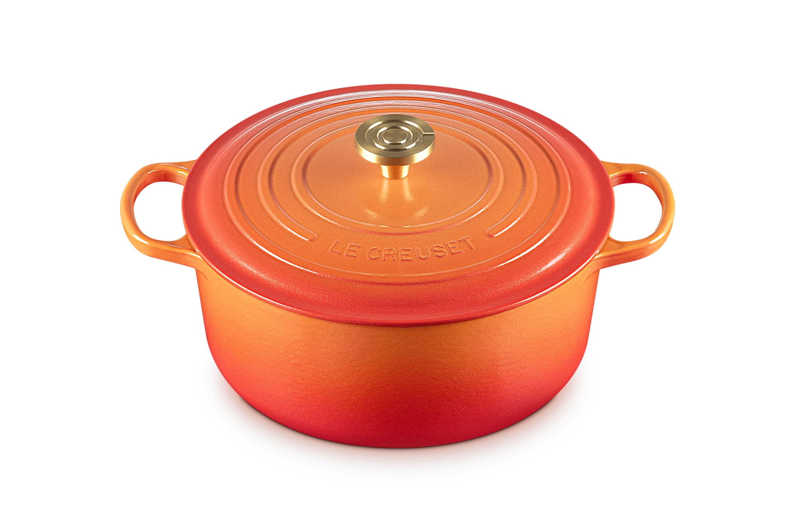 Photo 1 of Le Creuset Enameled Cast Iron Signature Round Dutch Oven, 5.5 qt., with Doree Crucible Knob